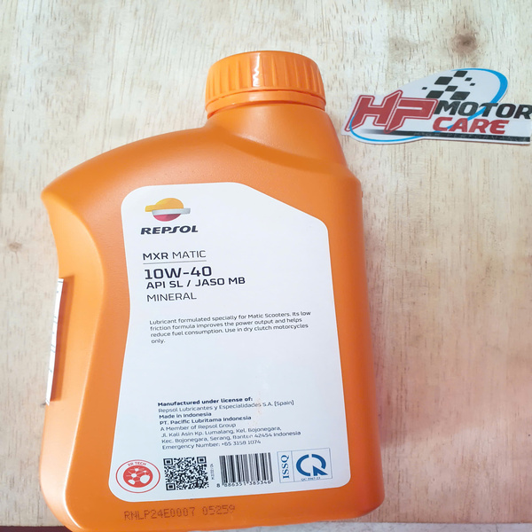 Nhớt Repsol Matic 10W-40  800ml ( dùng cho xe tay ga)